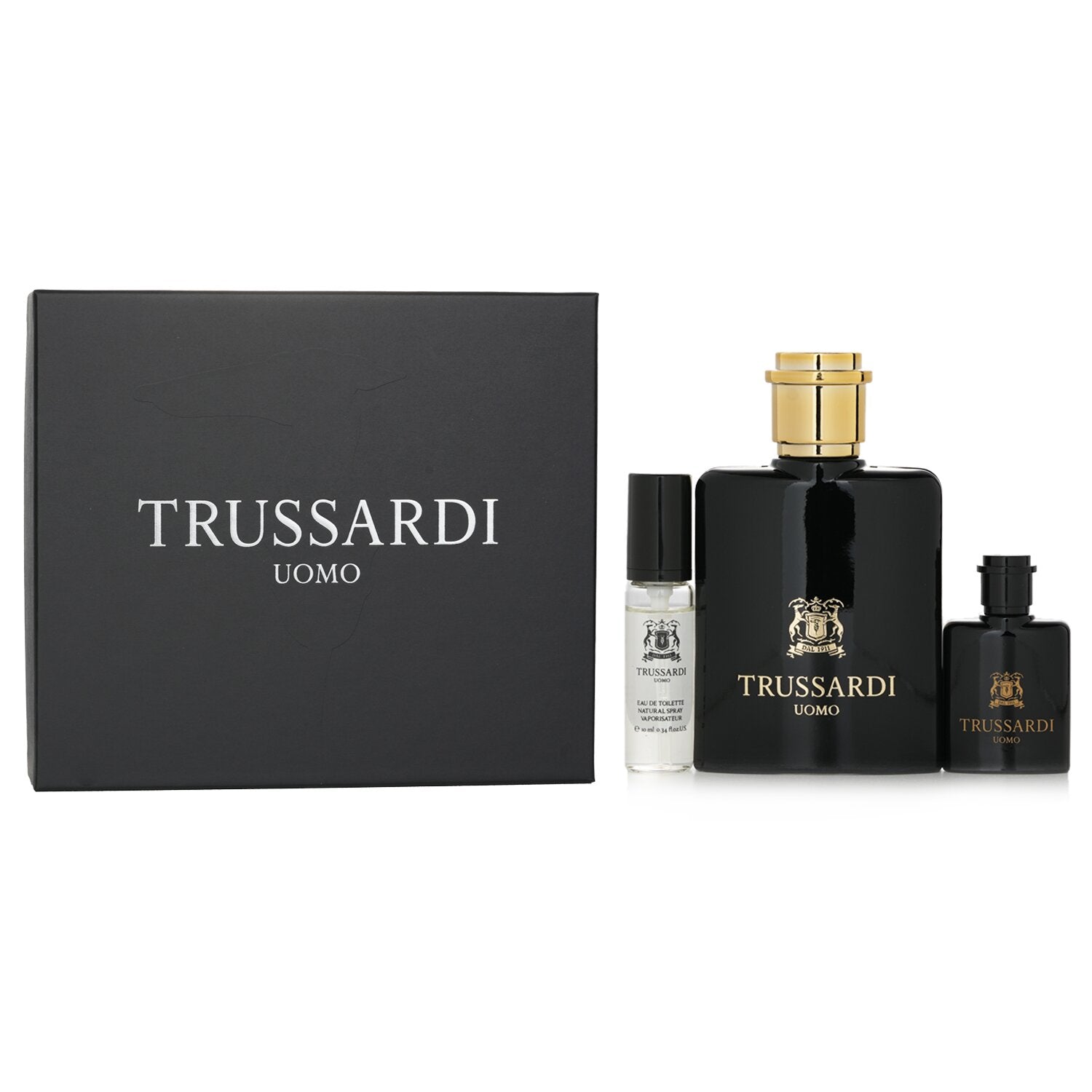 【月間優良ショップ受賞】 Trussardi Uomo Life Style Mini Coffret トラサルディ Uomo Life Style Mini Coffret 3pcs 送料無料 海外通販