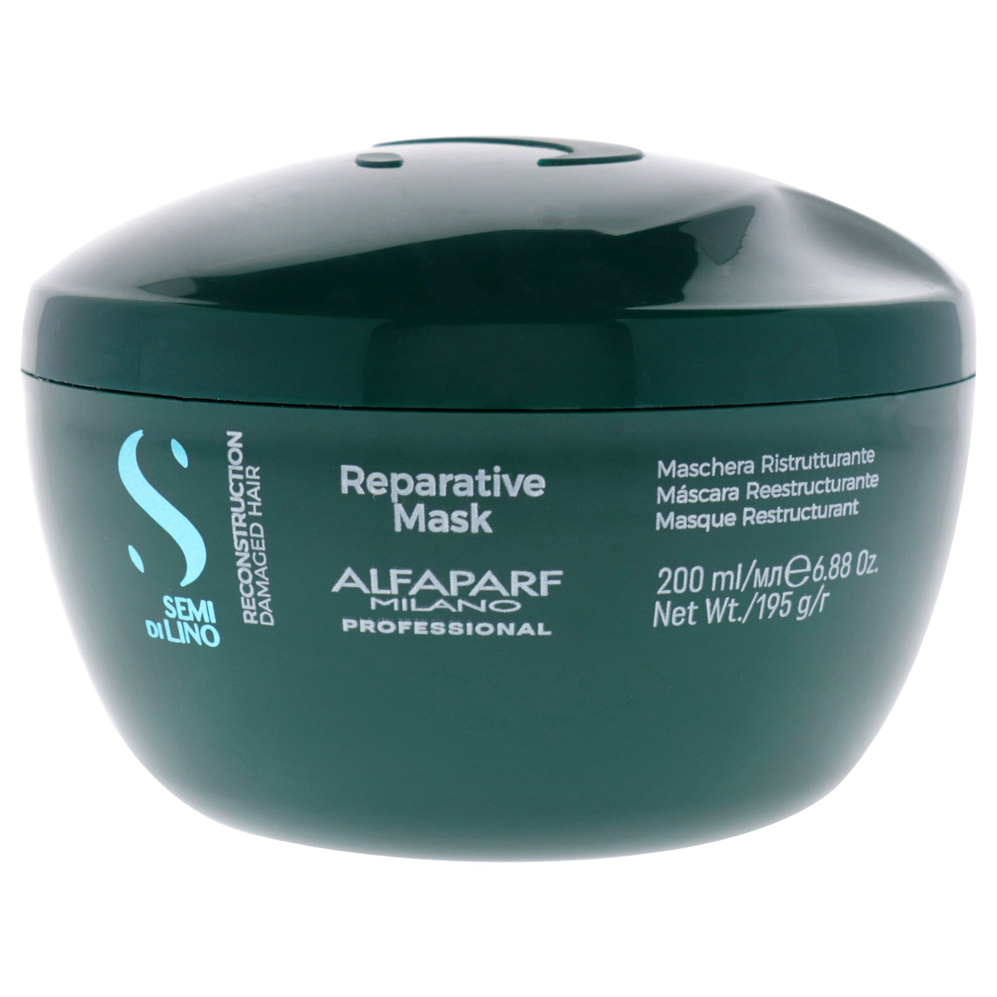Alfaparf Milano Semi Di Lino Reconstruction Reparative Mask by Alfaparf Milano for Unisex - 6.88..