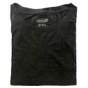 Cariloha Bamboo Crew Tee - Charcoal Heather by Cariloha for Women - 1 Pc T-Shirt (2XL)