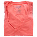 Cariloha Bamboo V-Neck Tee - Sunkissed Coral by Cariloha for Women - 1 Pc T-Shirt (S)