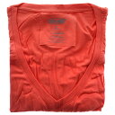 Cariloha Bamboo V-Neck Tee - Sunkissed Coral by Cariloha for Women - 1 Pc T-Shirt (L)