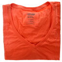 Cariloha Bamboo V-Neck Tee - Sunkissed Coral by Cariloha for Women - 1 Pc T-Shirt (2XL)