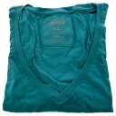 Cariloha Bamboo V-Neck Tee - Tropical Teal by Cariloha for Women - 1 Pc T-Shirt (XL)