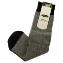 Cariloha Bamboo Trouser Socks - Herringbone Gray by Cariloha for Men - 1 Pair Socks (S/M)