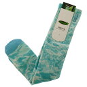 Cariloha Bamboo Printed Crew Socks - Pool Reflection Blue by Cariloha for Men - 1 Pair Socks (L/XL)(4)