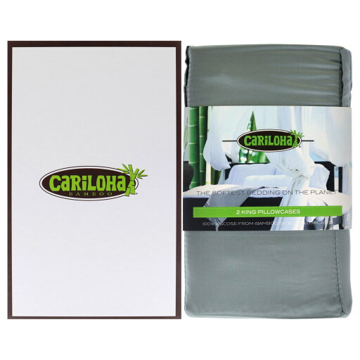 Cariloha Resort Bamboo Pillowcase Set - Ocean Mist-King by Cariloha for Unisex - 2 Pc Pillowcase Cariloha Resort Bamboo Pillowcase Set - Ocean Mist-King by Cariloha for Unisex - 2 Pc Pillowcase