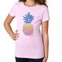 DelSol Girls Crew Tee - Pineapple Love - Lilac by DelSol for Women - 1 Pc T-Shirt (YM)