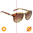 DelSol Solize Sunny Afternoon - Tortoise to Pink by DelSol for Women - 1 Pc Sunglasses