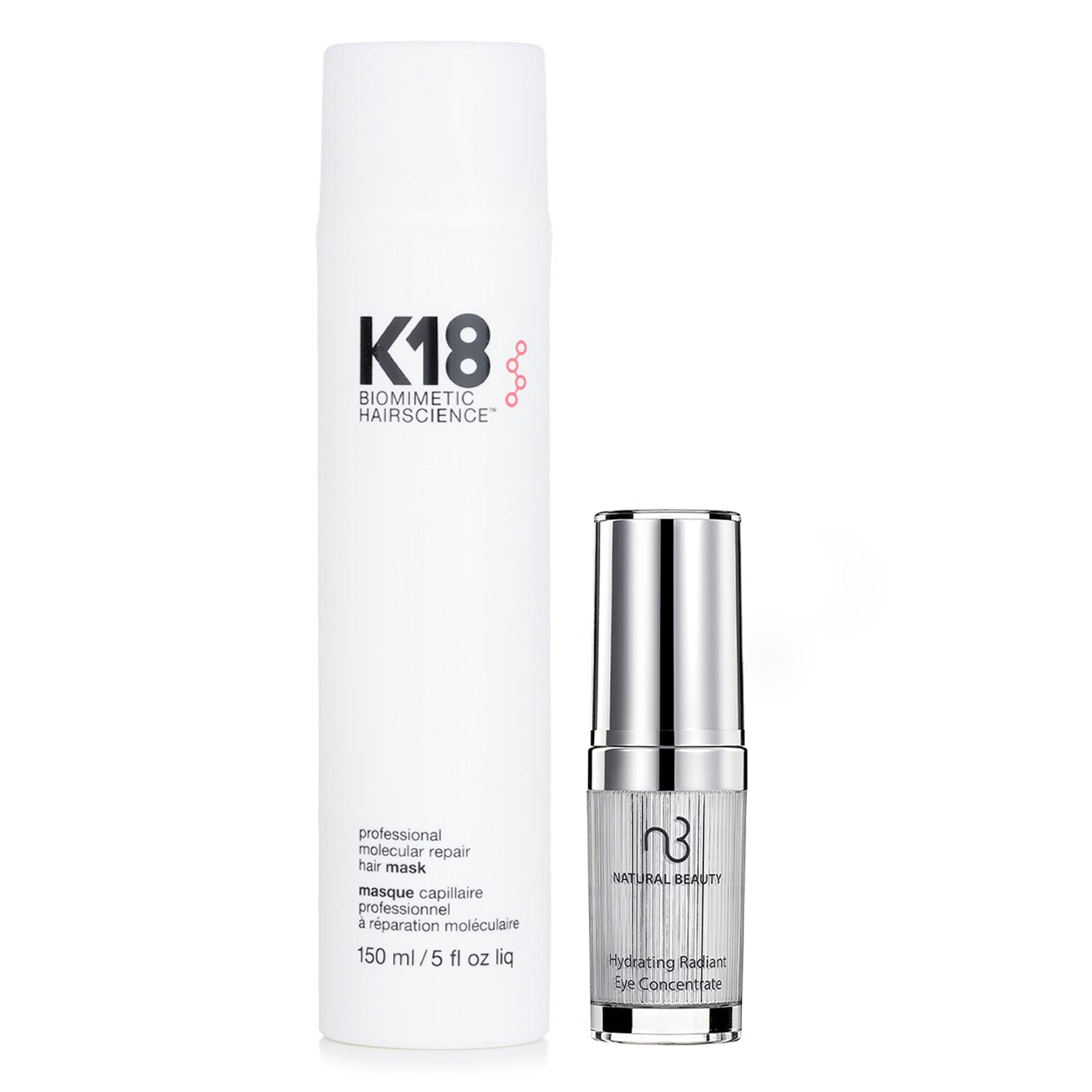 K18 K18 Professional Molecular Repair Hair Mask 150ml X Natural Beauty Hydrating Radiant Eye Con..