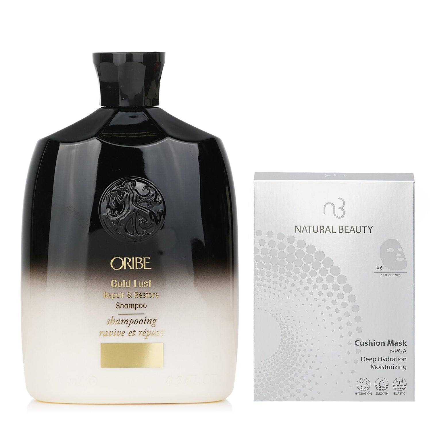 オリベ Oribe Gold Lust Repair & Restore Shampoo 250ml X Natural Beauty r-PGA Deep Hydration Mois..