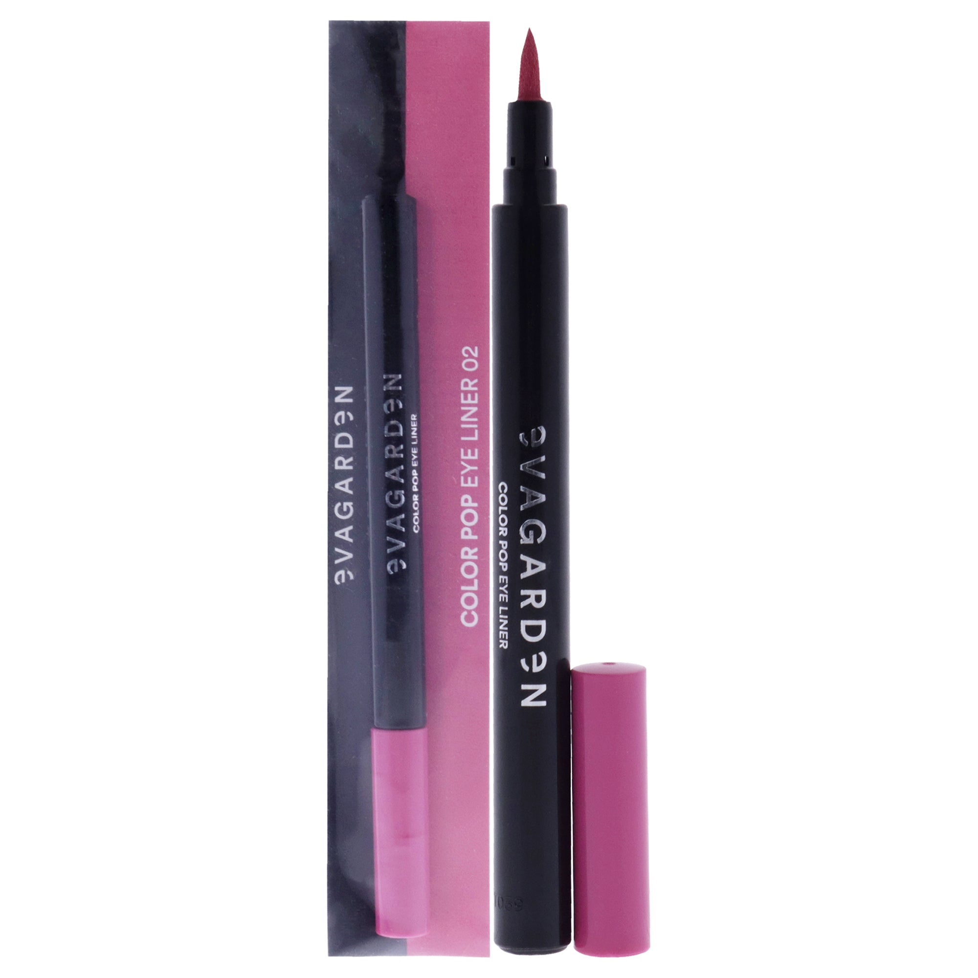 【月間優良ショップ受賞】 Evagarden Eye Liner Color Pop - 02 Blazing Pink EyeLiner 1 Pc 送料無料 海外通販