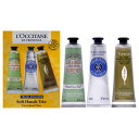 【月間優良ショップ受賞】 L'Occitane Soft Hands Trio 1oz Amande Delicious Hands, 1oz Shea Dry Skin Hand Cream, 1oz Verveine Cooling Hand Cream Gel 3 送料無料 海外通販