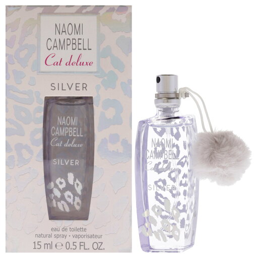 Naomi Campbell Cat Deluxe Silver by Naomi Campbell for Women - 0.5 oz EDT Spray Naomi Campbell Cat Deluxe Silver by Naomi Campbell for Women - 0.5 oz EDT Spray