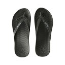 Cheeki Arch Support Thongs Black Womens Size US5(4)