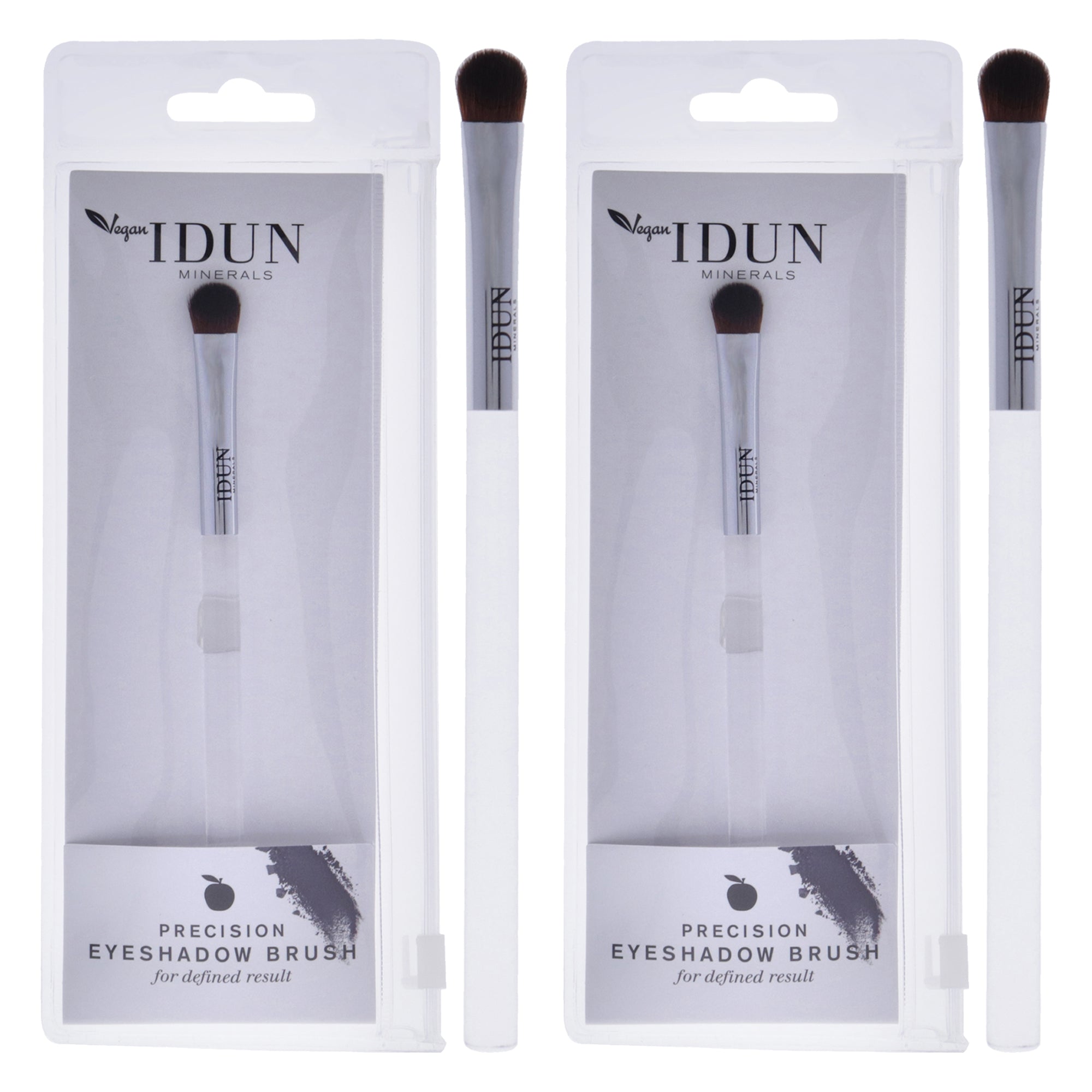 【月間優良ショップ受賞】 Idun Minerals Precision Eyeshadow Brush - 013 - Pack of 2 1 Pc 送料無料..