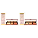 【月間優良ショップ受賞】 Pupa Milano Zero Calorie Chocolate Highlighter Palette - 002 Caramel Chocolate - Pack of 2 0.315 oz 送料無料 海外通販