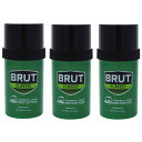 【月間優良ショップ受賞】 Faberge Co. Brut - Pack of 3 Deodorant Stick ファベルジュ株式会社 ブリュット-3つのデオドラントスティックのパック 2.5 oz 送料無料 海外通販