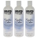 【月間優良ショップ受賞】 Keratin Perfect Keratin Color Conditioner - Pack of 3 12 oz 送料無料 海外通販