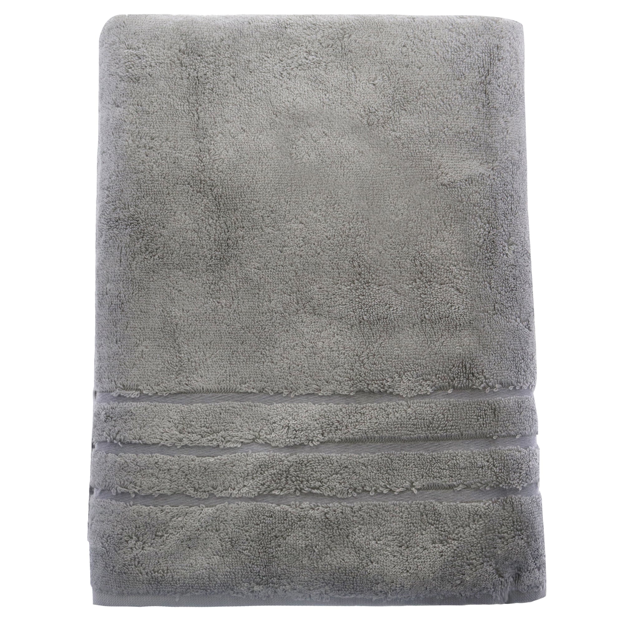 Cariloha Bamboo Bath Towel - Harbor Gray by Cariloha for Unisex - 1 Pc...