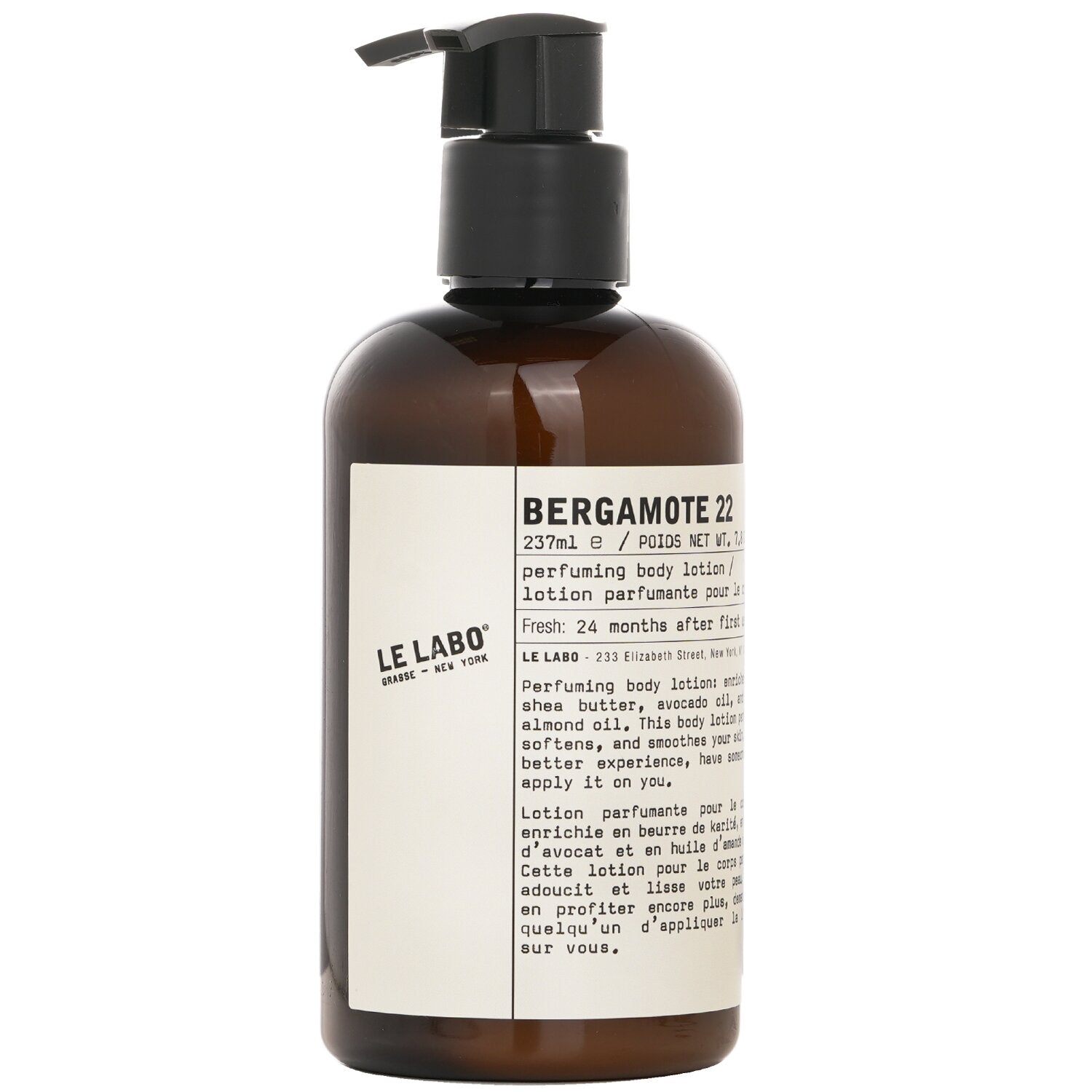 【月間優良ショップ受賞】 Le Labo Bergamote 22 Body Lotion ル ラボ Bergamote 22 Body Lotion 237ml 送料無料 海外通販