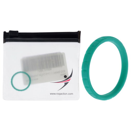 ROQ Silicone Wedding Stackble Lines Single Ring - Turquoise by ROQ for Women - 8 mm Ring ROQ Silicone Wedding Stackble Lines Single Ring - Turquoise by ROQ for Women - 8 mm Ring