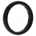 ROQ Silicone Wedding Ring - Dome Solid BR Comfort Fit - Basic-Black by ROQ for Women - 10 mm Ring(4)