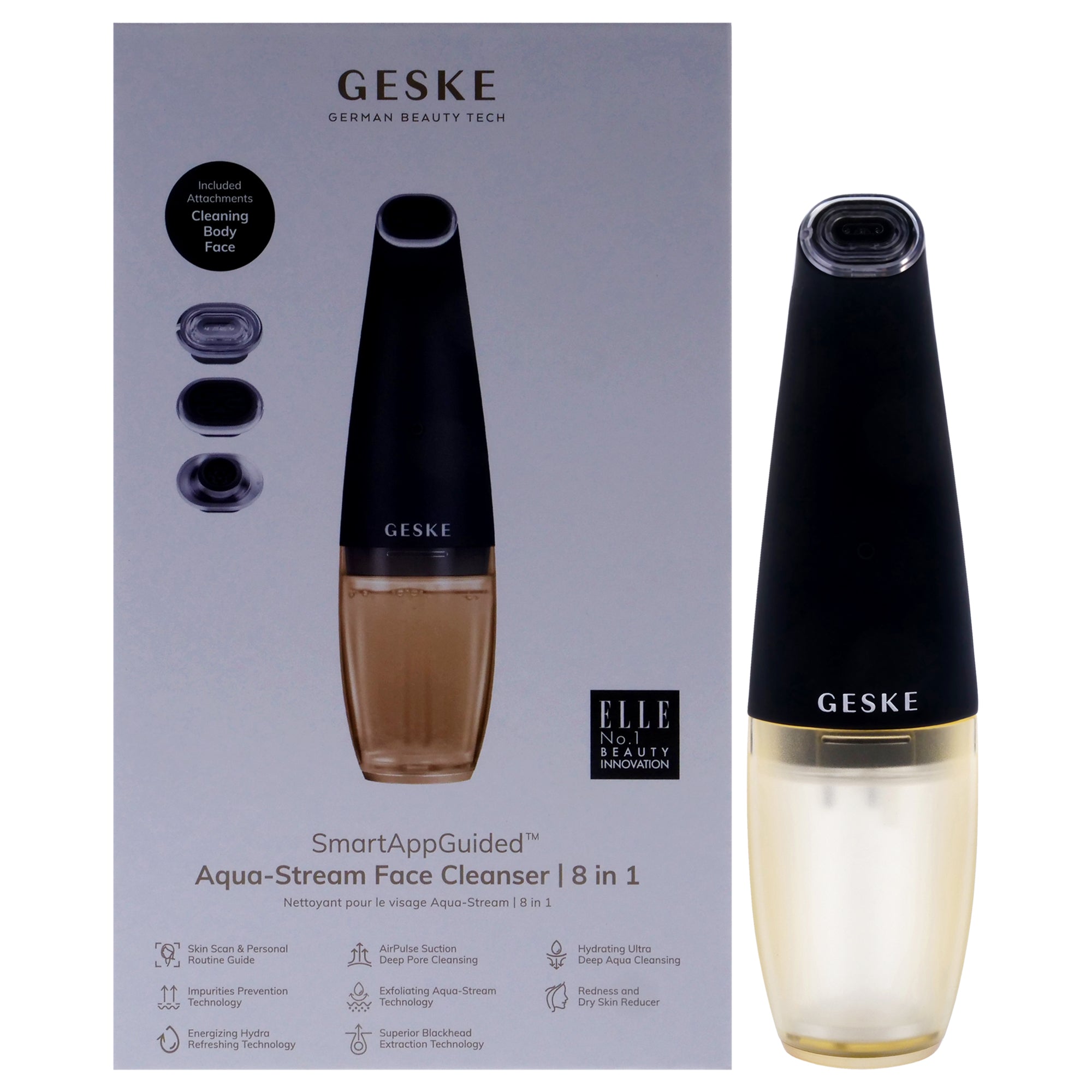 Geske Aqua-Stream Face Cleanser 8 in 1 - Gray by Geske for Women - 1 P...