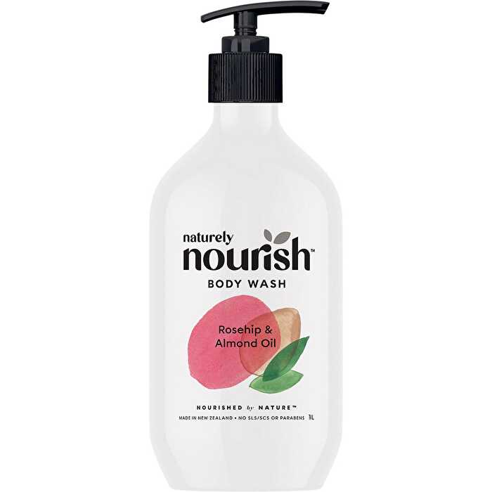 Naturely Nourish Body Wash Rosehip & Almond Oil 1000ml(4)