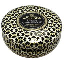 Voluspa 3 Wick Tin Candle - Crisp Champagne by Voluspa for Unisex - 12 oz Candle