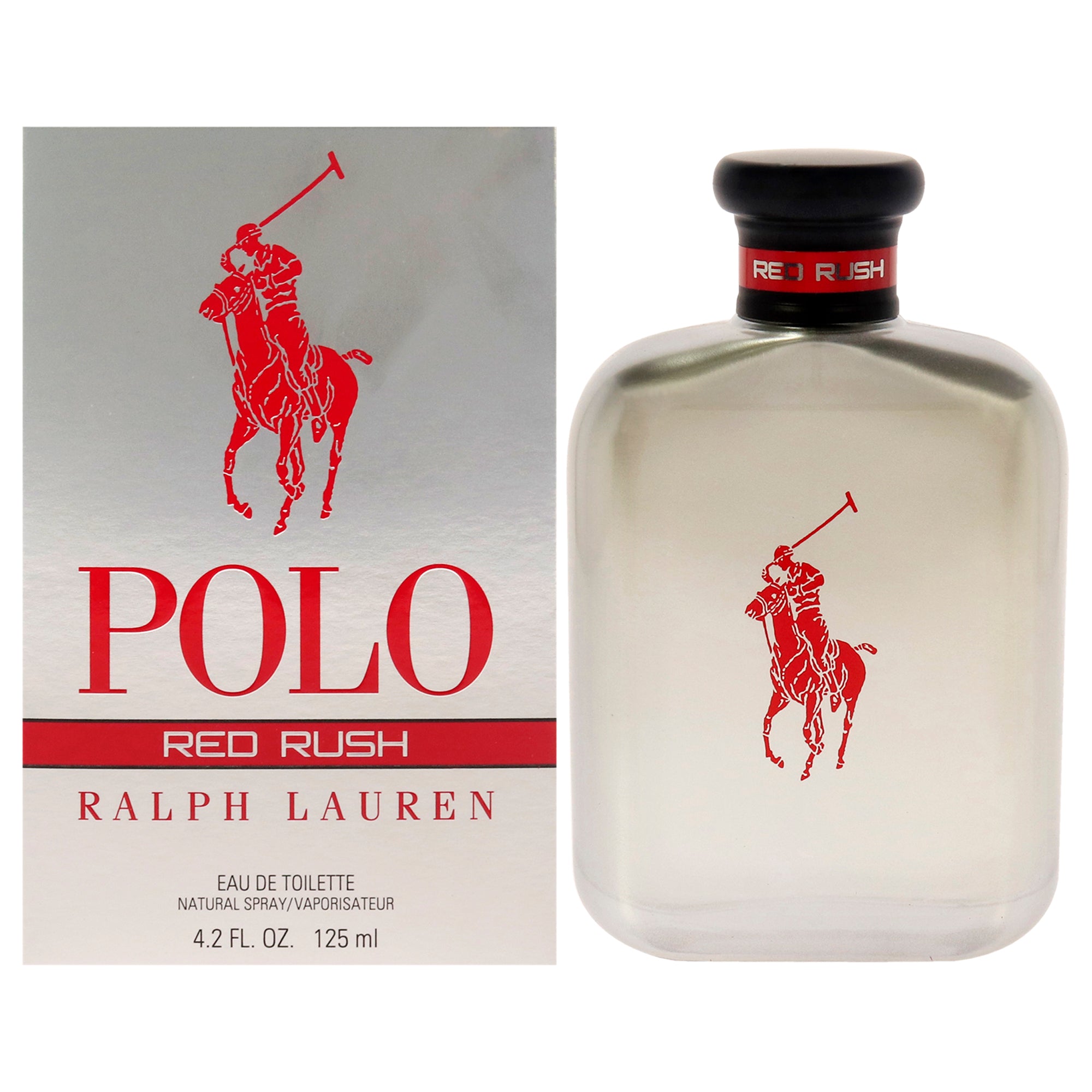 Ralph Lauren Polo Red Rush by Ralph Lauren for Men - 4.2 oz EDT Spray