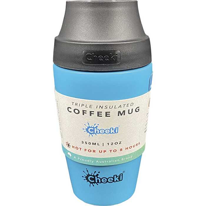 Cheeki Insulated Coffee Mug Aqua 350ml