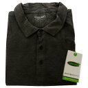 Cariloha Bamboo Performance Jersey Polo T-Shirt - Carbon Heather by Cariloha for Men - 1 Pc T-Shirt (2XL)