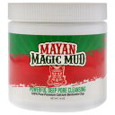 【月間優良ショップ受賞】 Mayan Magic Mud Powerful Deep Pore Cleansing Calcium Bentonite Clay Cleanser マヤの魔法の泥 強力なディープポアクレンジングクレイクレンザー 16 oz 送料無料 海外通販
