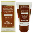 【月間優良ショップ受賞】 Sisley Super Soin Solaire Tinted Sun Care SPF 30 - 3 Amber シスレー スーパーソインソレアティントサンケアSPF30-3琥珀色 1.3 oz 送料無料 海外通販