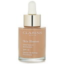 【月間優良ショップ受賞】 Clarins Skin Illusion Natural Hydrating Foundation SPF 15 - # 112 Amber クラランス スキン イルージョン ナチュラル ハイドレーティング ファンデーション SPF 15 # 1 送料無料 海外通販