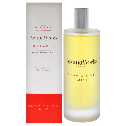 Aromaworks Harmony Room Mist by Aromaworks for Unisex - 3.38 oz Room Mist Aromaworks Harmony Room Mist by Aromaworks for Unisex - 3.38 oz Room Mist