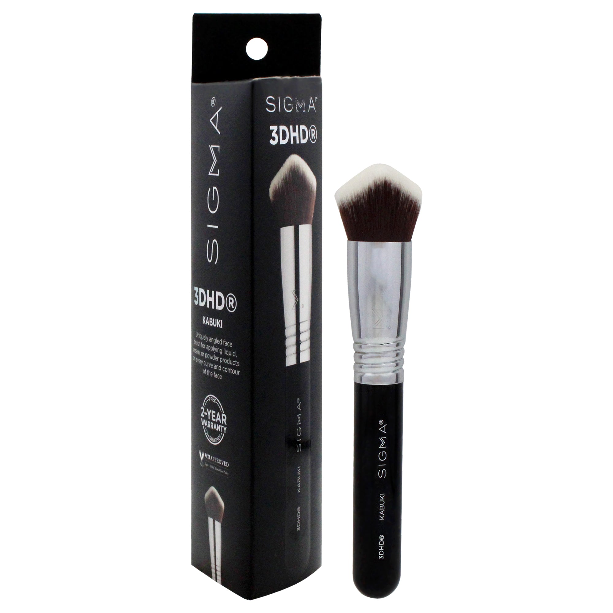 【月間優良ショップ受賞】 SIGMA Kabuki Brush - 3DHD Black SIGMA Beauty 3DHD歌舞伎ブラシ-黒 1 Pc ..
