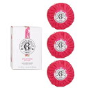 【月間優良ショップ受賞】 Roger & Gallet Gingembre Rouge Wellbeing Soaps Box ロジェガレ Gingembre Rouge Wellbeing Soaps Box 100gx3 送料無料 海外通販