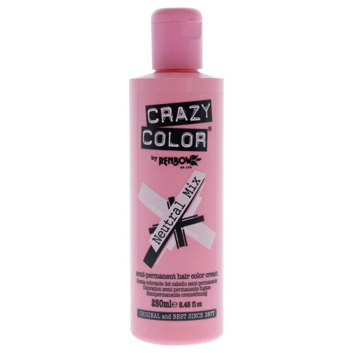 Crazy Color Crazy Color Salon Pro Semi Permanent Hair Color - Neutral by Crazy Color for Women - 8.45 oz Hair Color Crazy Color Crazy Color Salon Pro Semi Permanent Hair Color - Neutral by Crazy Color for Women - 8.45 oz Hair Color