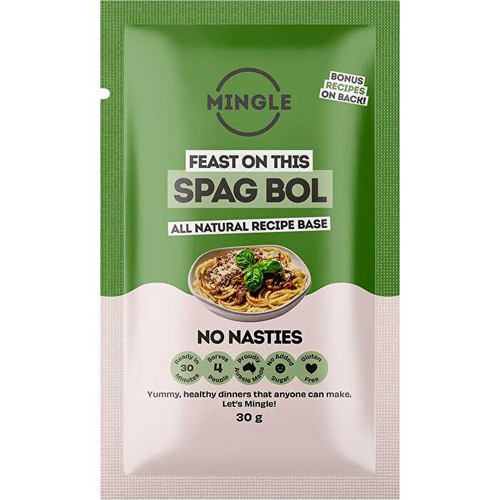 楽天The Beauty ClubMingle Spag Bol Speedy-Style All Natural Recipe Base 12x30g