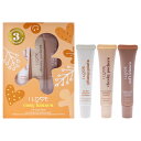 【月間優良ショップ受賞】 I Love Cosmetics Cosy Kisses Lip Care Trio 0.5oz Cheeky Coconut Cream Exfolianting Lip Scrub, 0.5oz Soft Kisses Fudge Browni 送料無料 海外通販