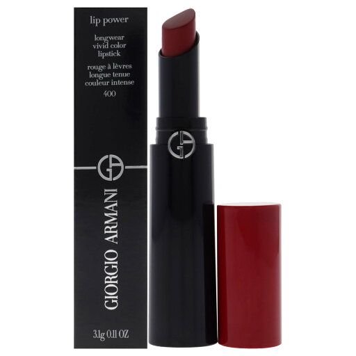 【月間優良ショップ受賞】 Giorgio Armani Lip Power Longwear Vivid Color Lipstick - 400 Four Hundred 0.11 oz 送料無料 海外通販 【月間優良ショップ受賞】 Giorgio Armani Lip Power Longwear Vivid Color Lipstick - 400 Four Hundred 0.11 oz 送料無料 海外通販
