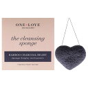 【月間優良ショップ受賞】 One Love Organics One Love Organics The Cleansing Sponge Bamboo Charcoal Heart 1 Pc 送料無料 海外通販