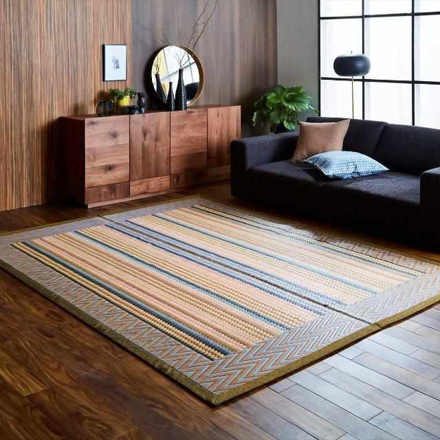 【い草-畳】イケヒコ い草ラグ レクシア ベー...の紹介画像3