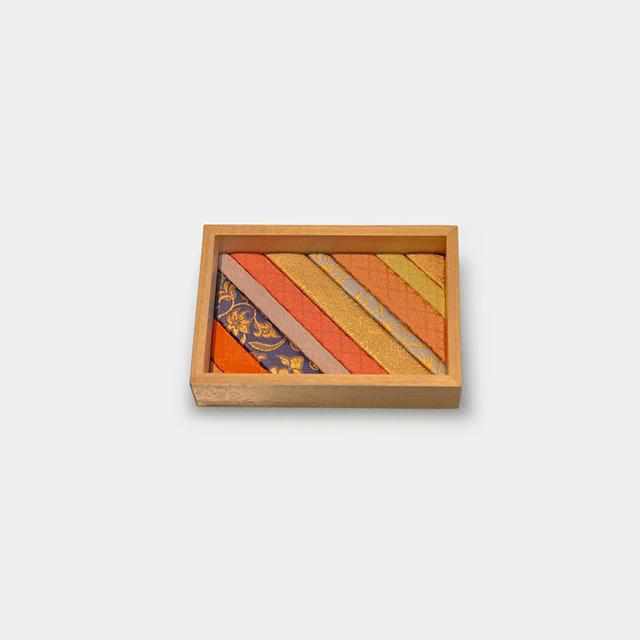 【トレイ】木目込み (ナチュラル) S | 江戸木目込み | 柿沼人形