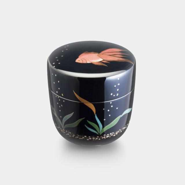 Rakuten - 【茶壷】輪島仕上げ 棗 金魚 蒔絵 | 大阪浪華錫器