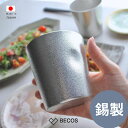 能作 タンブラー NAJIMI 2コセット 桐箱入 食器 ギフト おしゃれ 高級 | 錫100% 350ml シルバー 高岡銅器 和食器 日本製 国産 職人 | 海外 手土産 モダン 日本酒 焼酎 ビール グラス ビアタンブラー | 結婚祝い 新築祝い 新居祝い 誕生日 還暦祝い 米寿 プレゼント