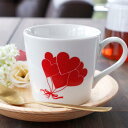 【マグカップ】温感 ハートで伝えるフラワー | 美濃焼 | 丸モ高木陶器