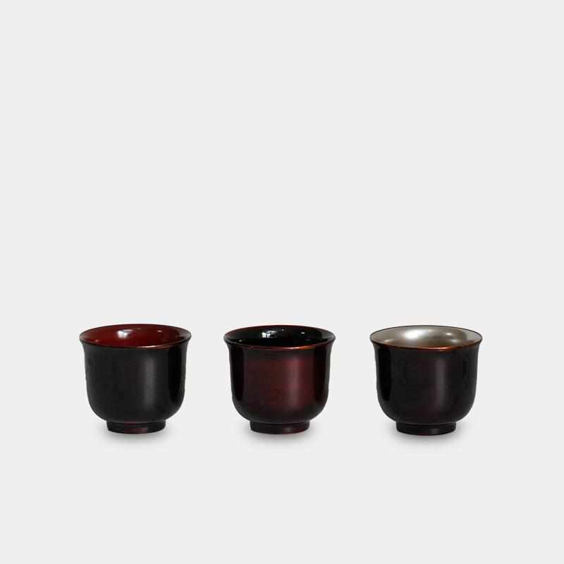 Rakuten - 【ぐい呑】3点セット 羽反 | 八雲塗
