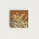【アートパネル】秋 秋草・茶 (S) | 金銀砂子細工 | 逸品集